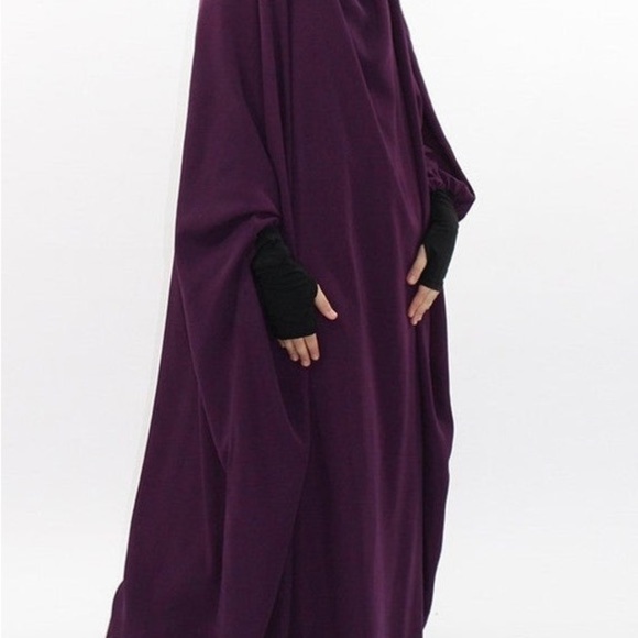 RESTOCKED One piece overhead khimar abaya dress Muslim prayer dress Islamic - Picture 3 of 4